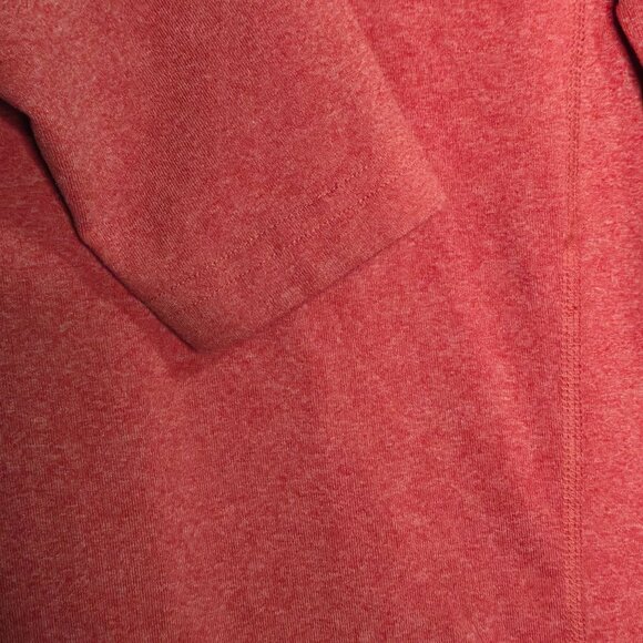 REI Co-Op Women's Medium Red Space Dye Quarter-Zip Pullover Lightweight Baselaye - Picture 6 of 8